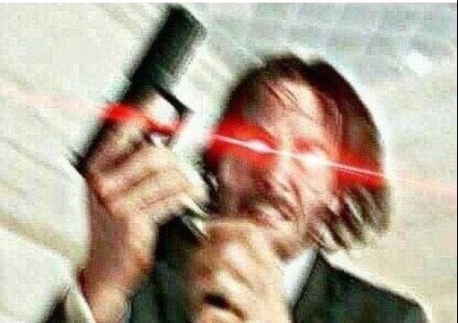 Джон уик заряжает пистолет