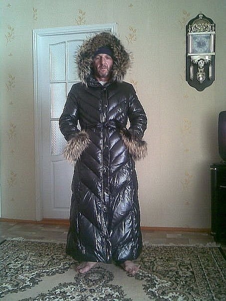 Смешной пуховик