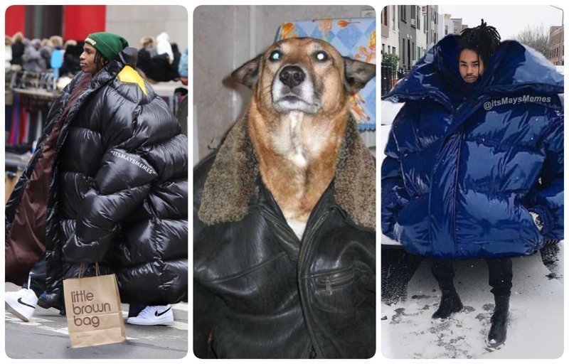 Огромные куртки смешные