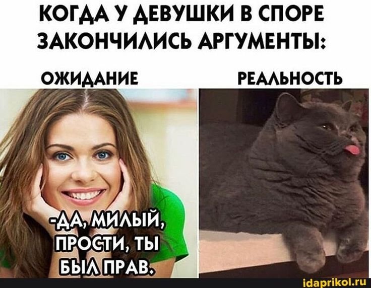 Когда у девушки в споре закончились Аргументы