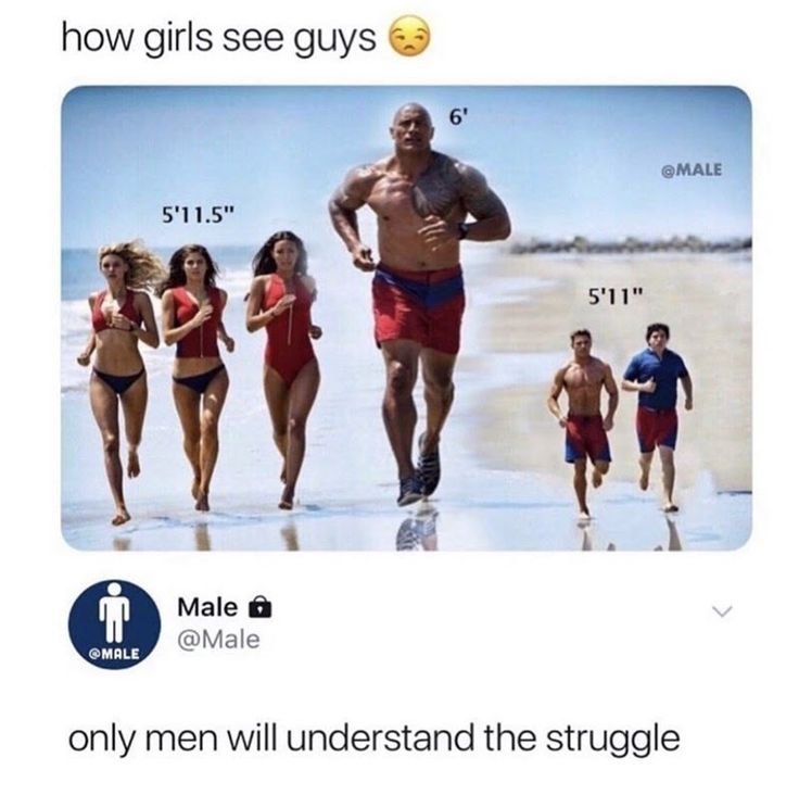 Мемы про разницу в росте