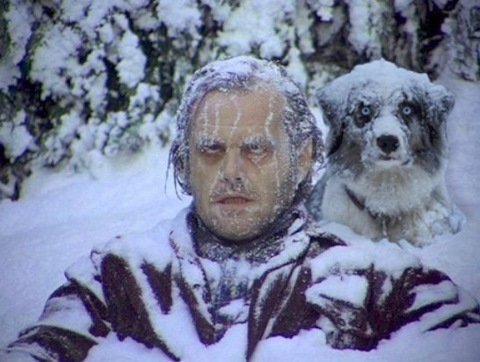 Джек Николсон сияние замерз