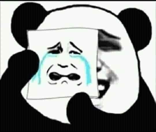 Китайская Панда Мем с лицом