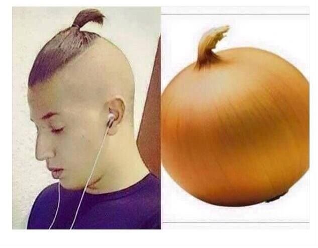 Прическа луковица