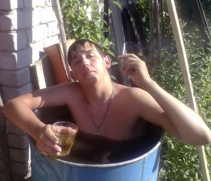 Парень в бочке