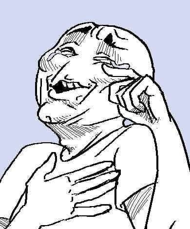 Мем смеется