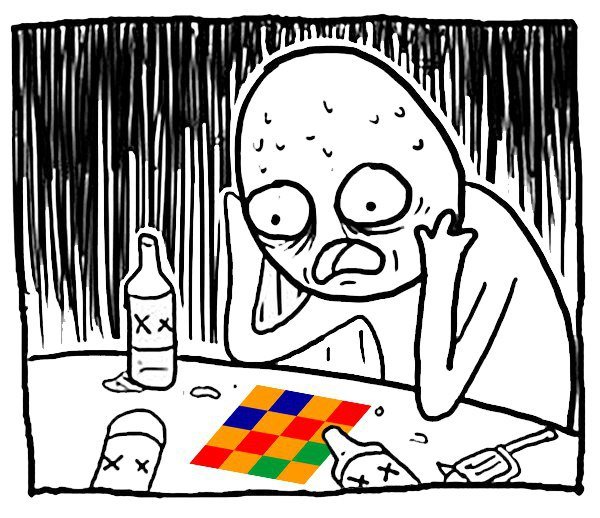 Мем человек сидит за столом