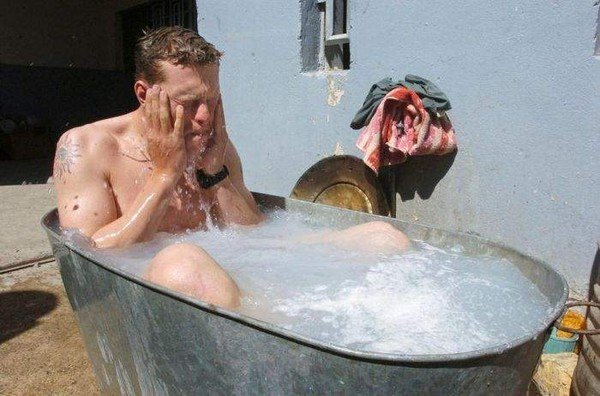 Мыться в тазике