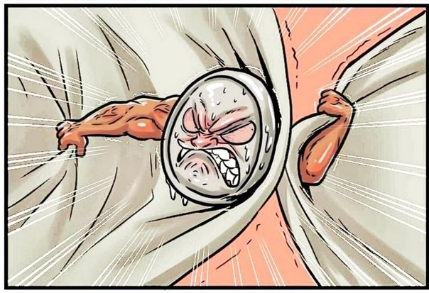 Пуговица держится из последних сил Мем