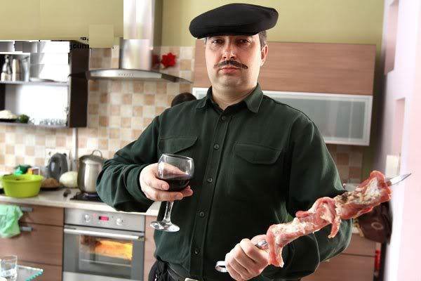 Грузин шашлычник