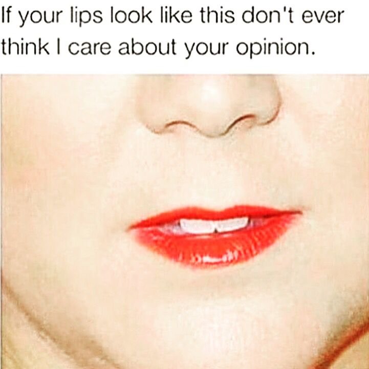 Маленькие тонкие губы