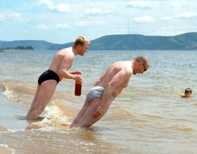 Отдых на пляже прикол