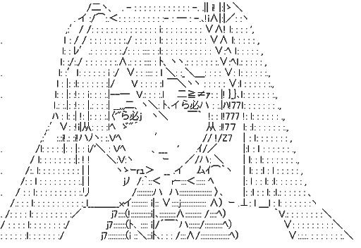 Аниме ASCII Art