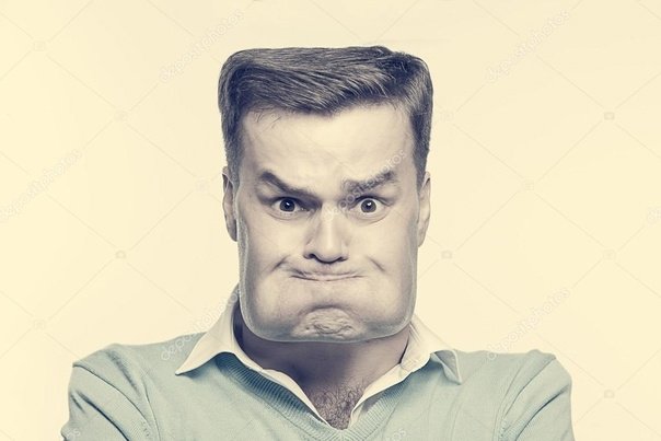 Люди с квадратным лицом