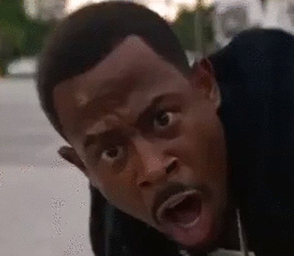 Негр удивляется