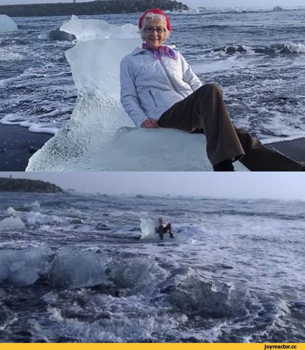 Старуха на льдине