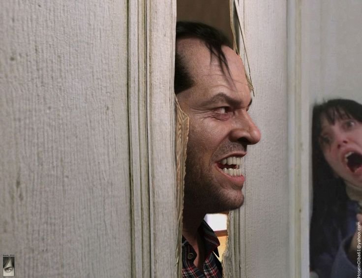 Джек Николсон сияние Мем