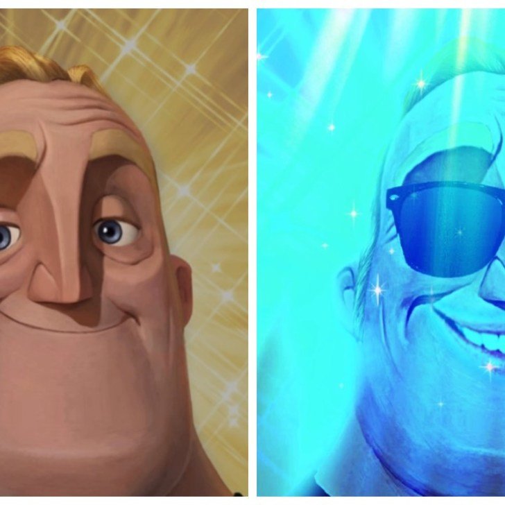 С лицом мужика с улыбкой суперсемейка