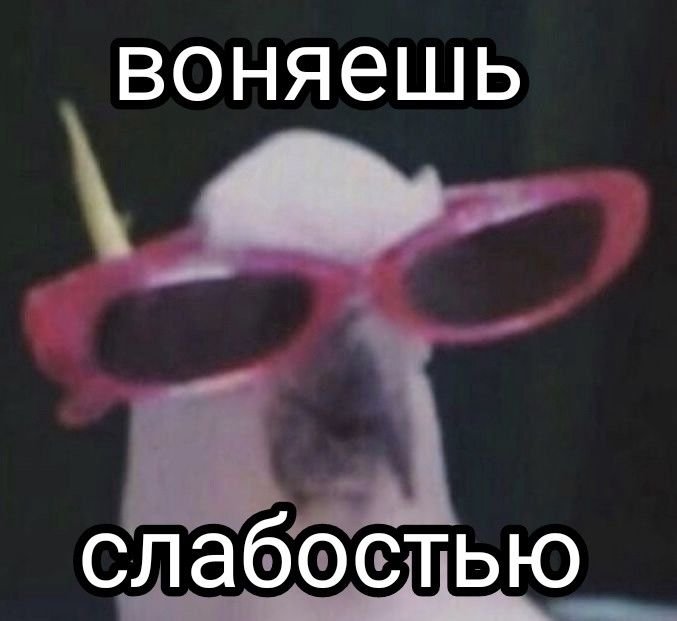 Картинка воняешь слабостью