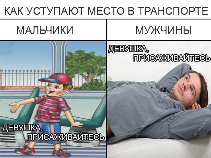Мальчик мужчина Мем