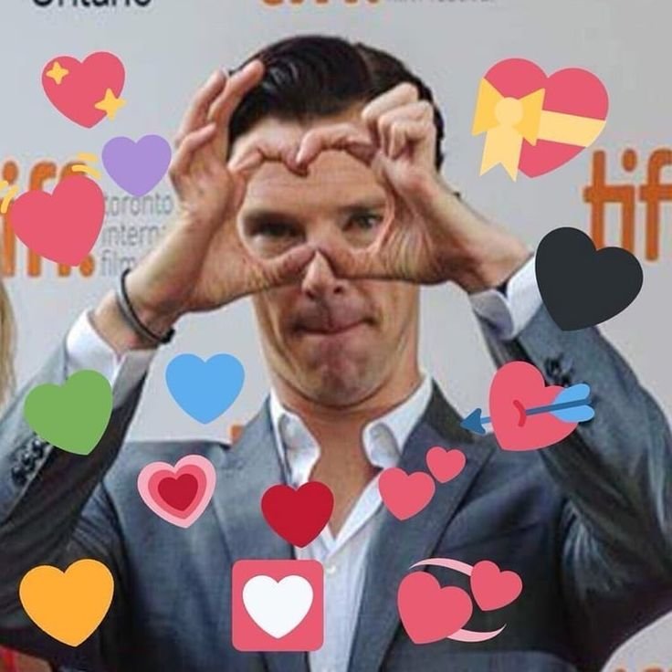 Бенедикт Камбербэтч сердечко