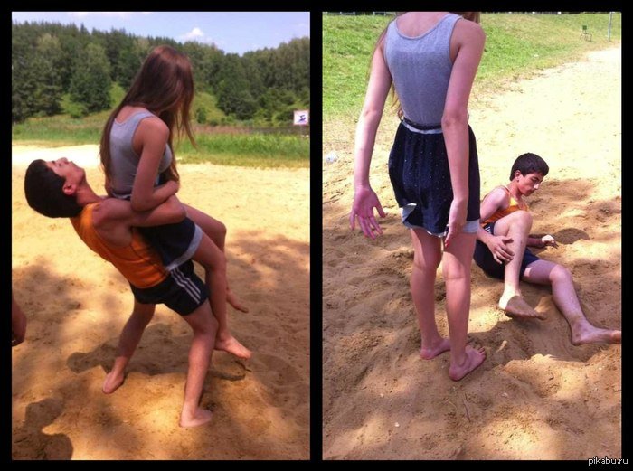 Кинуть через прогиб