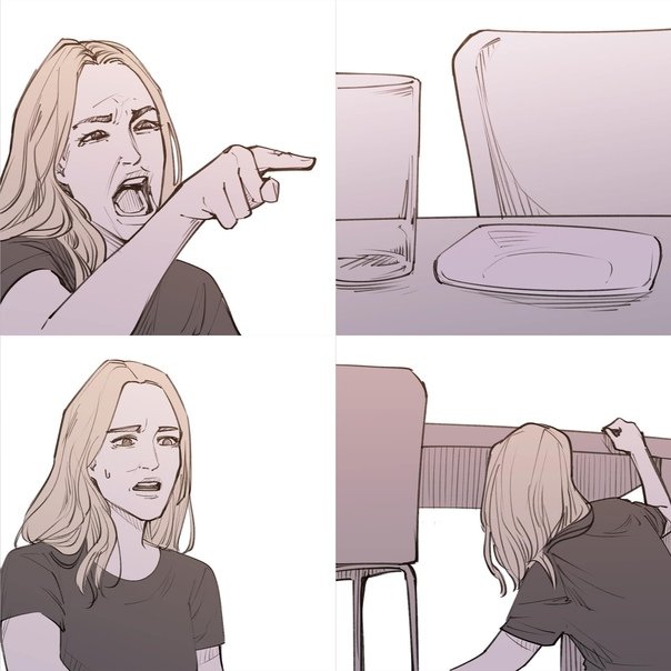 Нарисованная девушка Мем