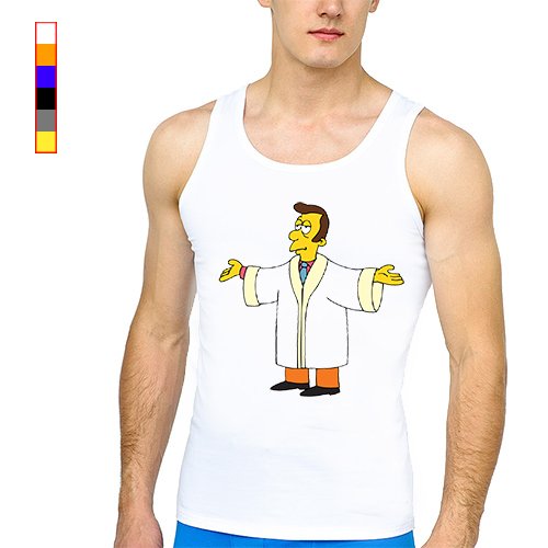 Мужик в майке алкашке