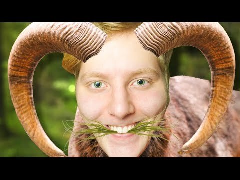 Мужчина с рогами