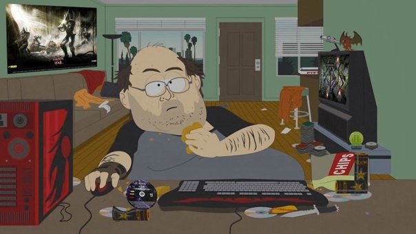 Южный парк задрот геймер