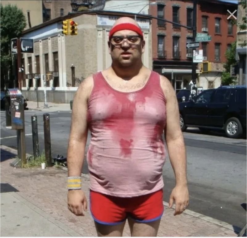 Потные мужчины