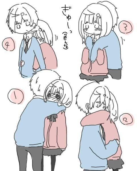 Аниме обнимашки