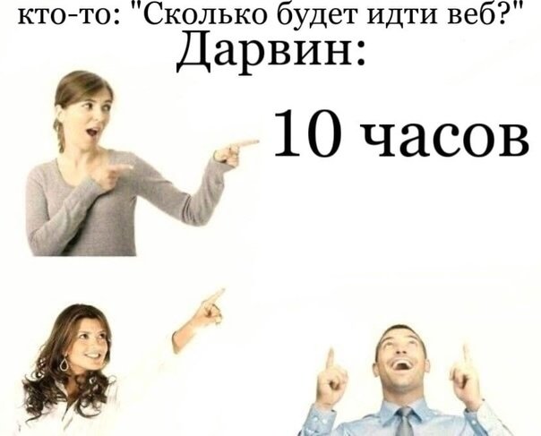 Два человека показывают пальцем и кричат