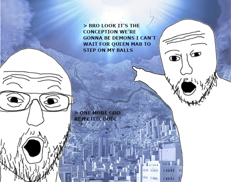 Два чувака показывают Мем