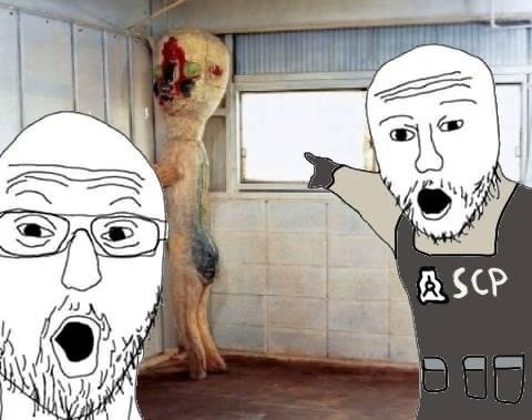 Wojak с открытым ртом