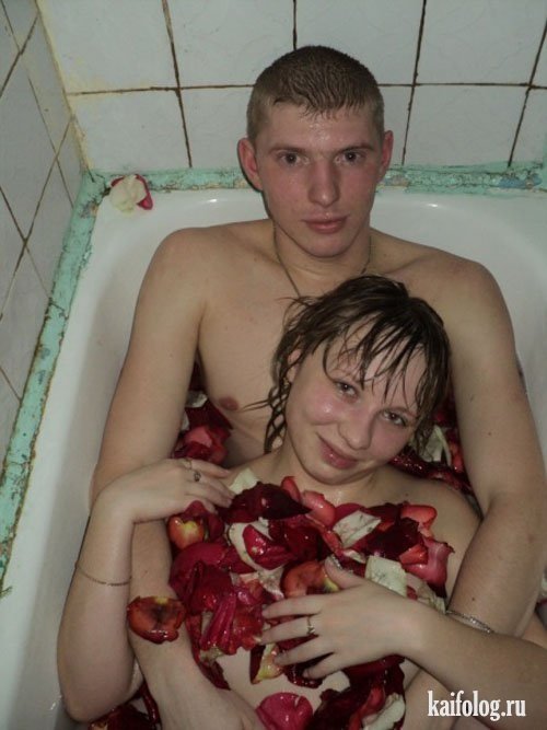 Романтика алкашей в ванной