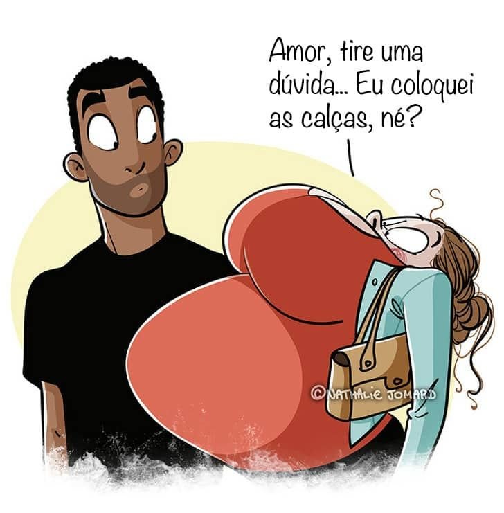 Смешные комиксы про беременных