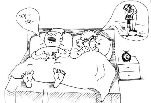 Храп человека