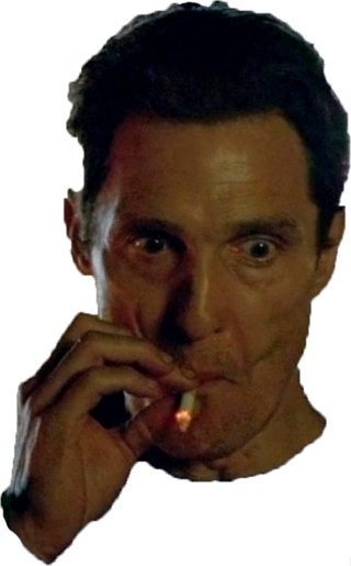 Мужчина нервно курит