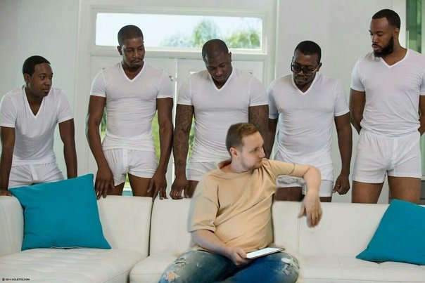 Петь негров и белый Деван