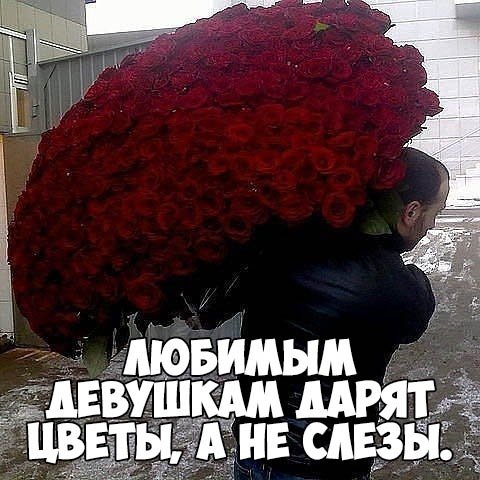 Дарите девушкам розы