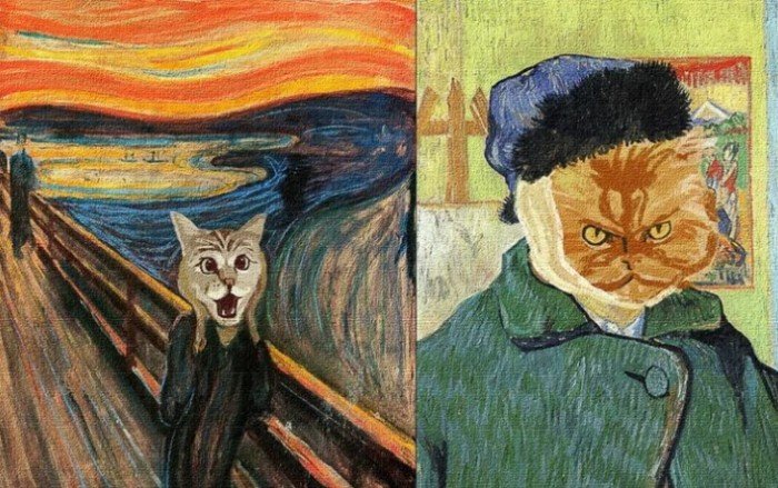 Эдвард Мунк кот