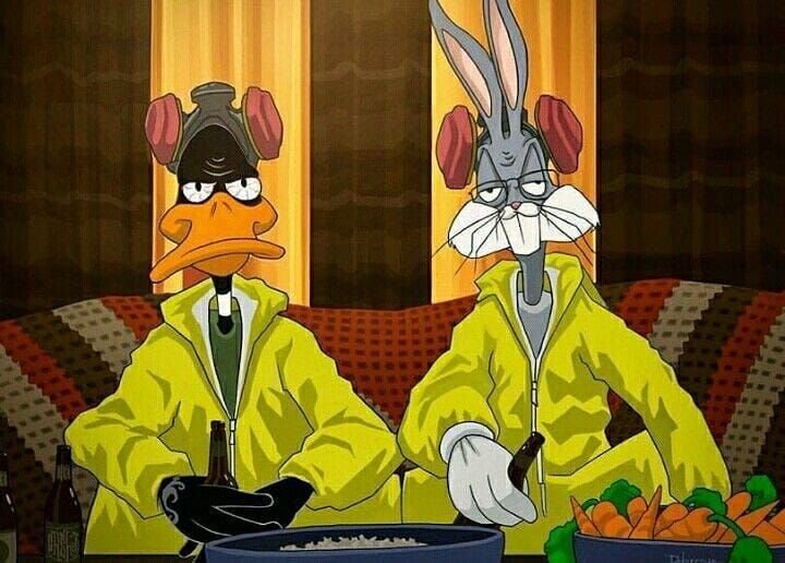 Багз Банни и Даффи дак арт