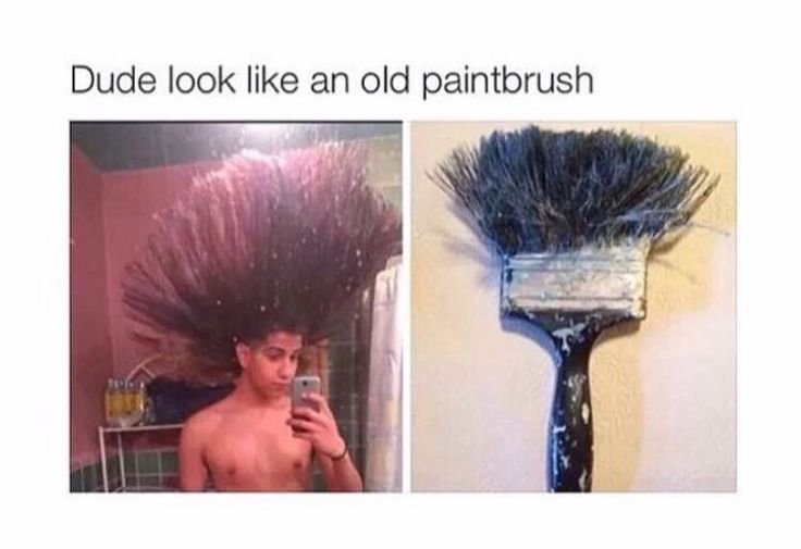 Прическа прикол