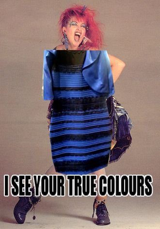 Мем про цвет платья