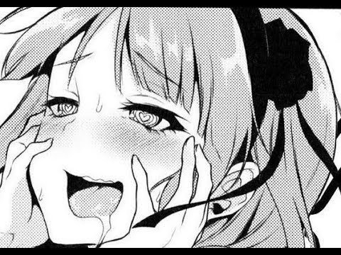 Ахегао аниме черно белые