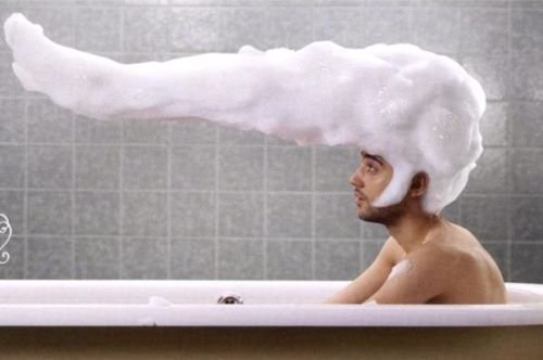 Креативная реклама шампуня