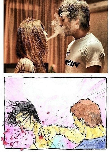 Как я вижу курящих девушек