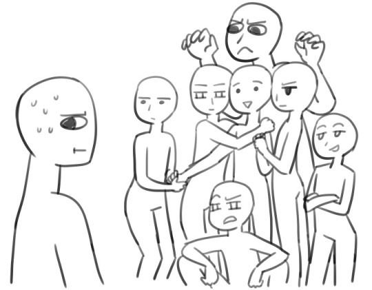 Групповые манекены для рисования