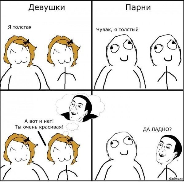 Смешные мемы про девушек
